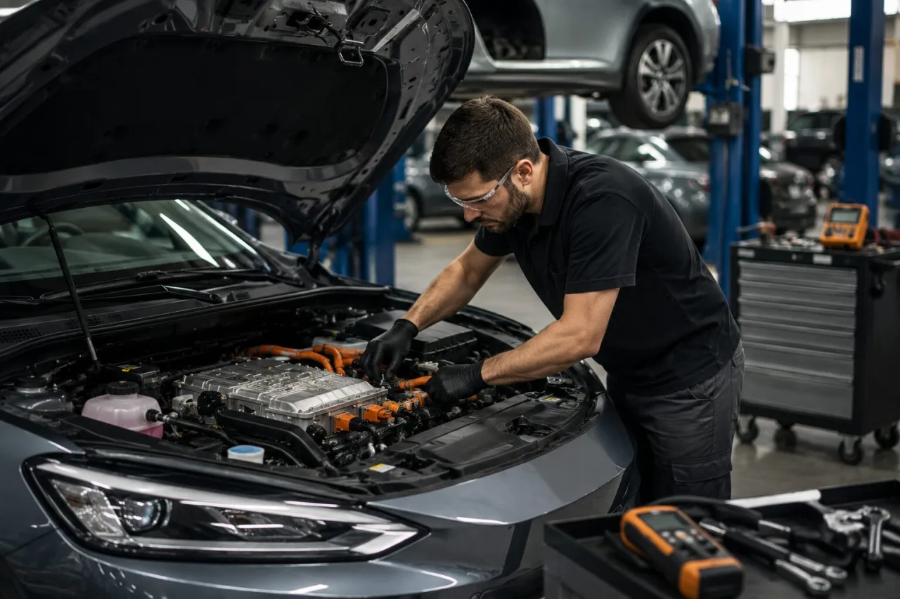 Carros elétricos e híbridos avançam, mas oficinas têm dificuldade para acompanhar