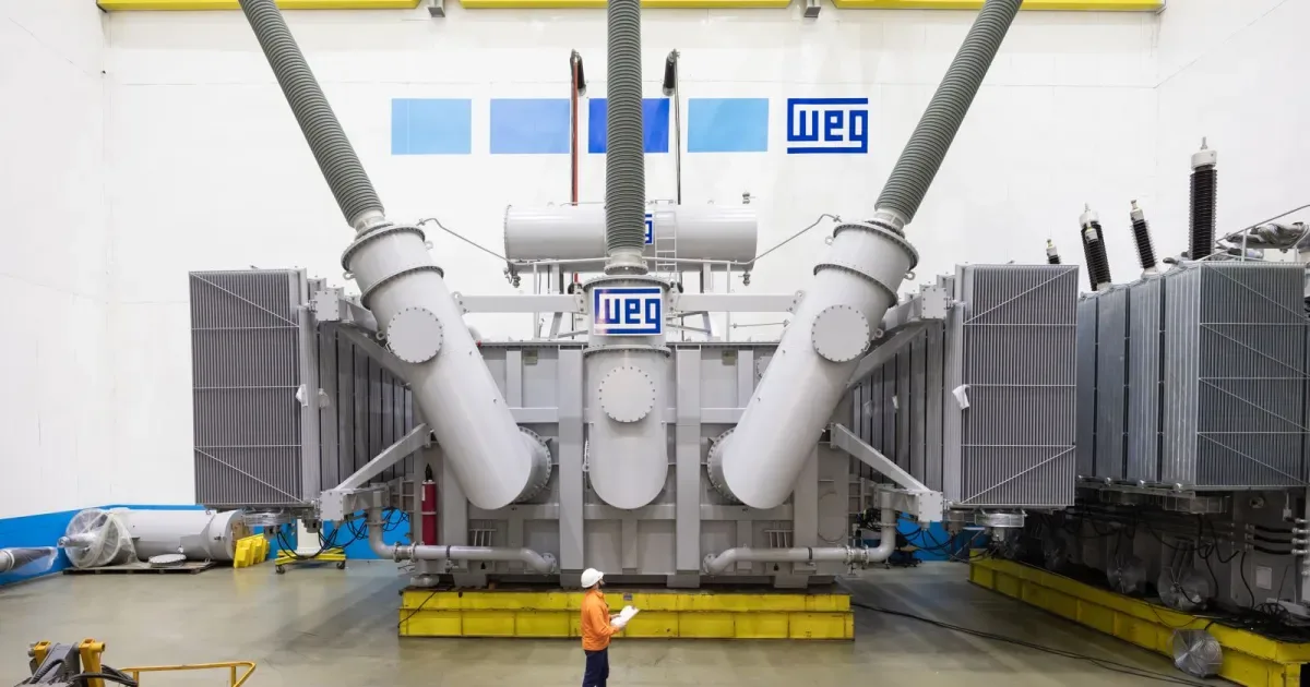 WEG investirá R$ 840 milhões em geradores para atender data centers