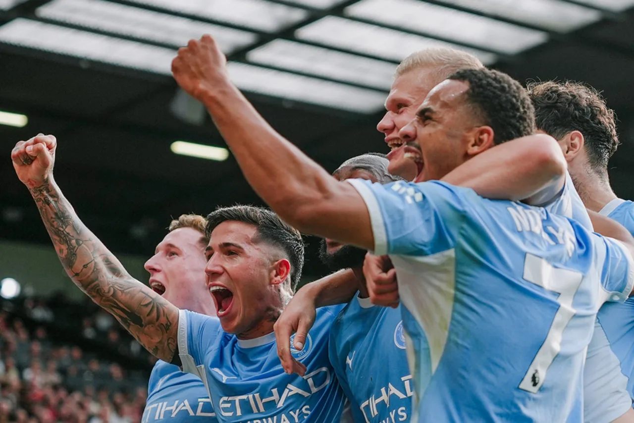 City resiste com dez em campo, Haaland decide e cala Old Trafford