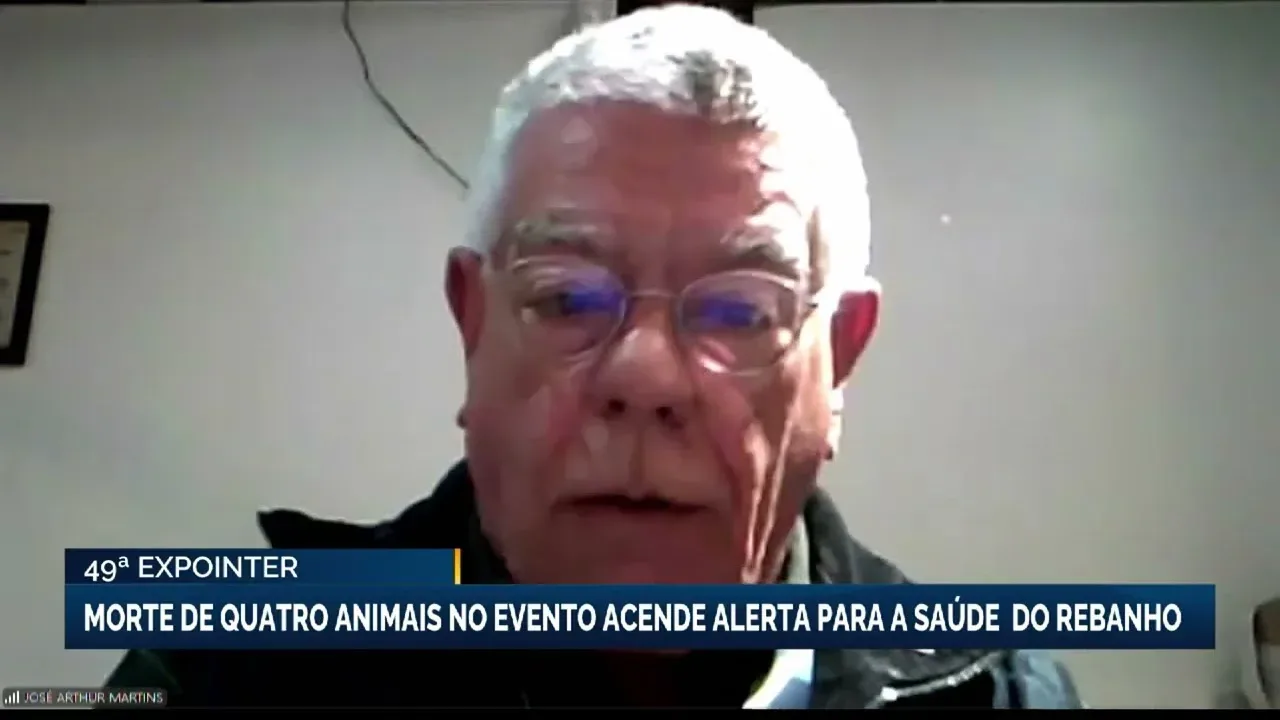 Morte de quatro animais na Expointer gera alerta sobre saúde do rebanho