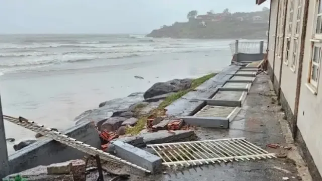 O que é o tsunami meteorológico registrado em Santa Catarina?