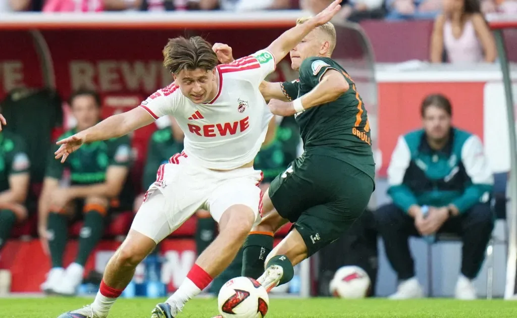 Köln e Werder Bremen empatam em 1 a 1 na Bundesliga