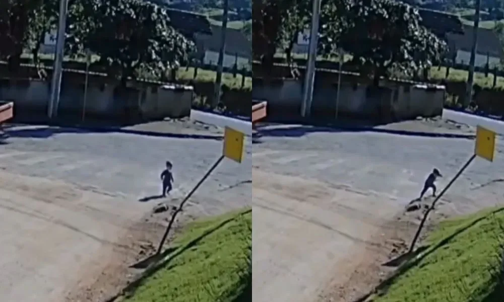 Bebê de 1 ano e meio foge de creche e caminha sozinho até trabalho da mãe em SC