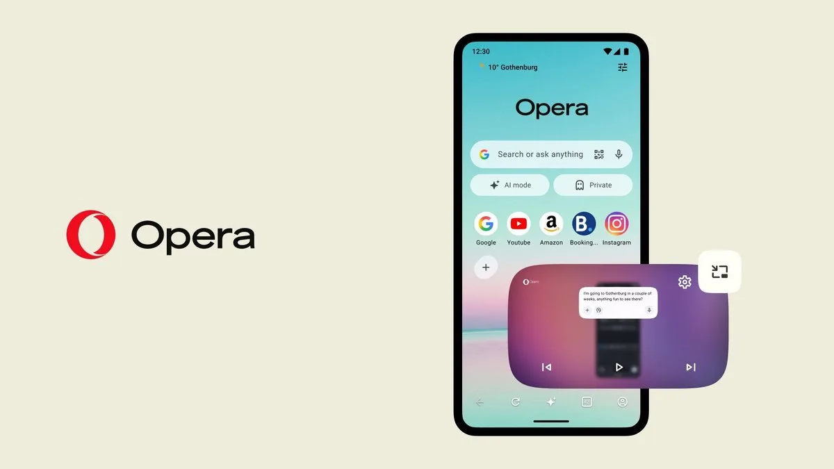 Opera para Android 101 ganha PiP e lances de futebol no Live Scores