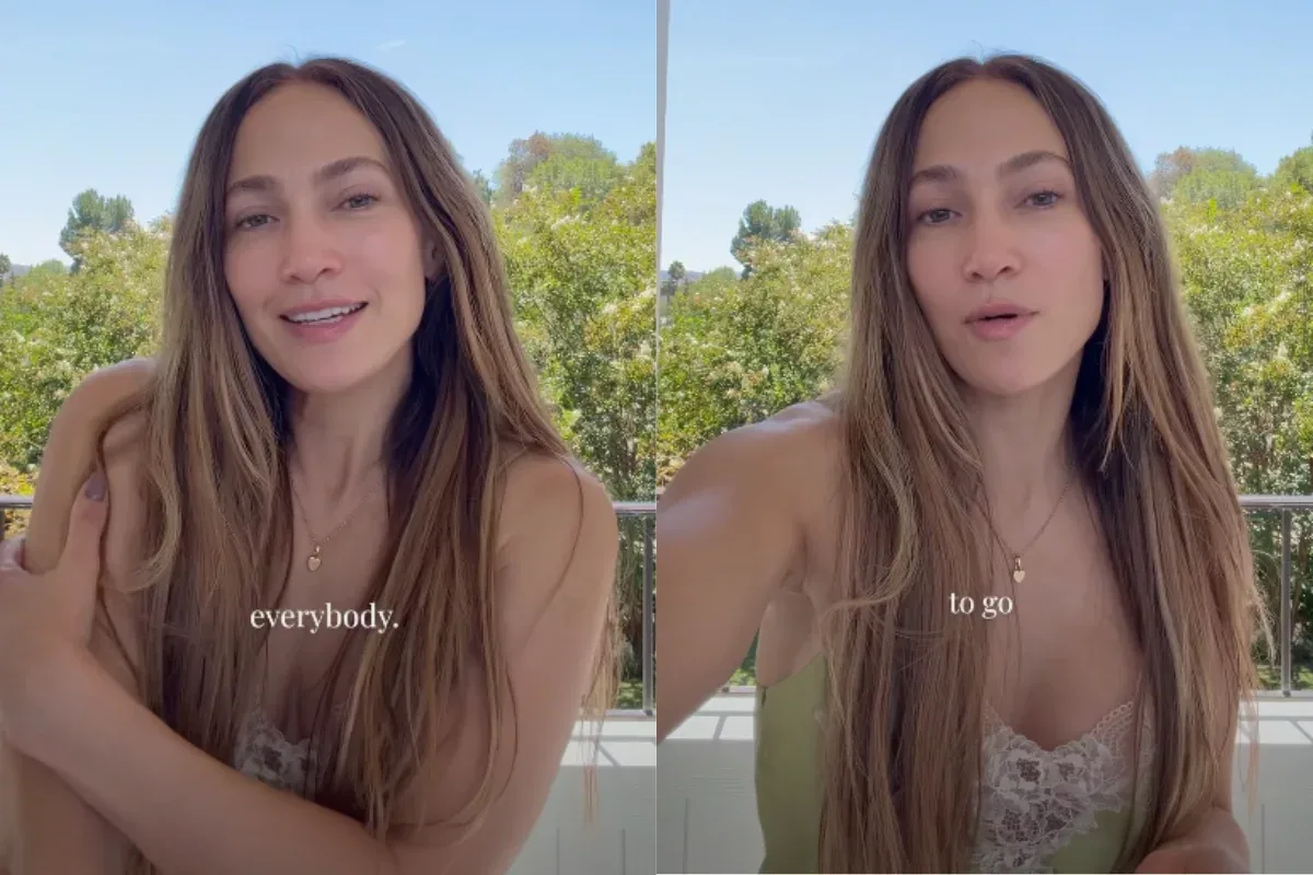 Sem maquiagem, Jennifer Lopez encanta ao exibir beleza natural aos 57 anos