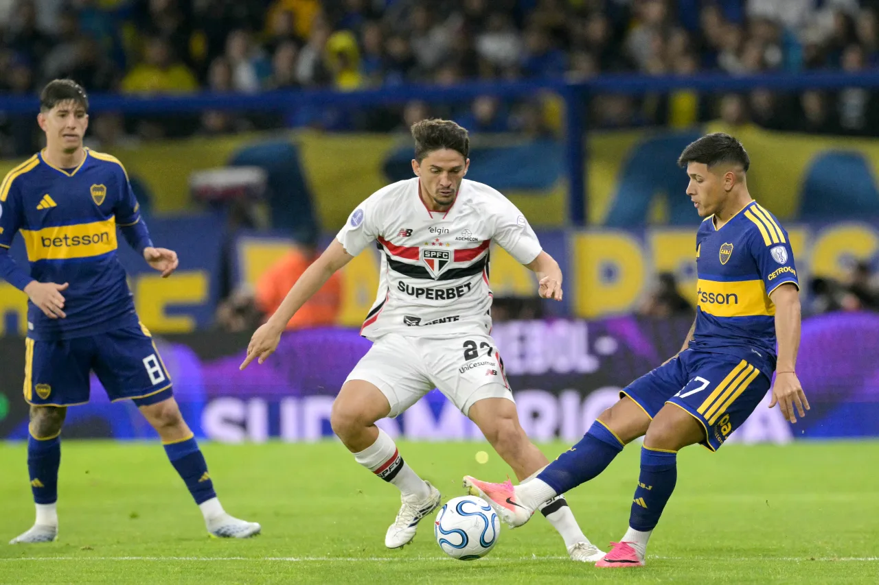 Boca Juniors x São Paulo: veja fotos do jogo de ida das quartas da Sul-Americana