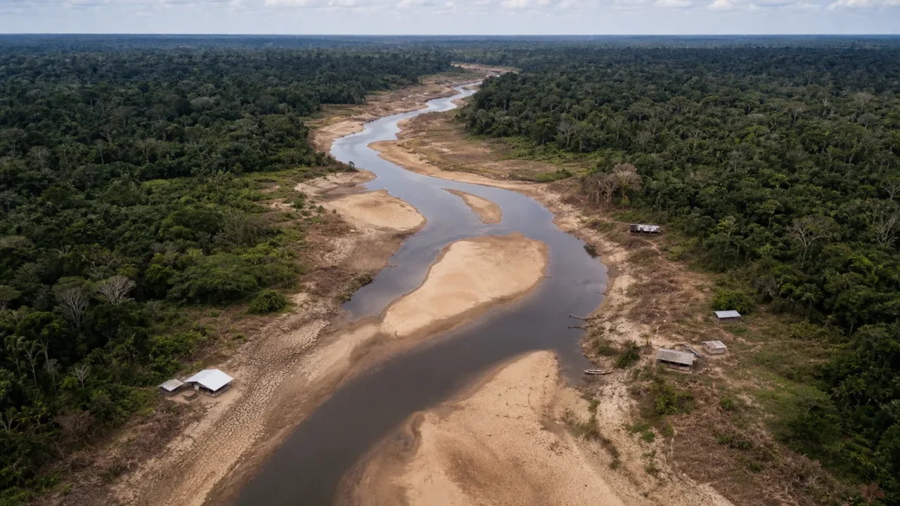 Estudo mostra alta exposição de áreas habitadas da Amazônia à seca no último El Niño