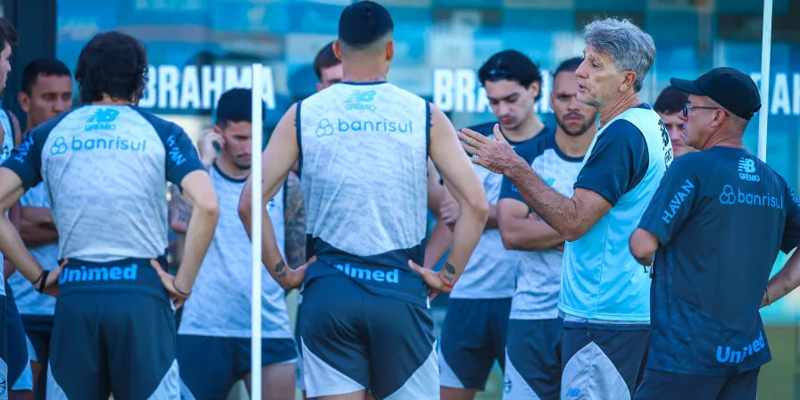VÍDEO: Grêmio treina e faz ajustes sob comando de Renato Gaúcho