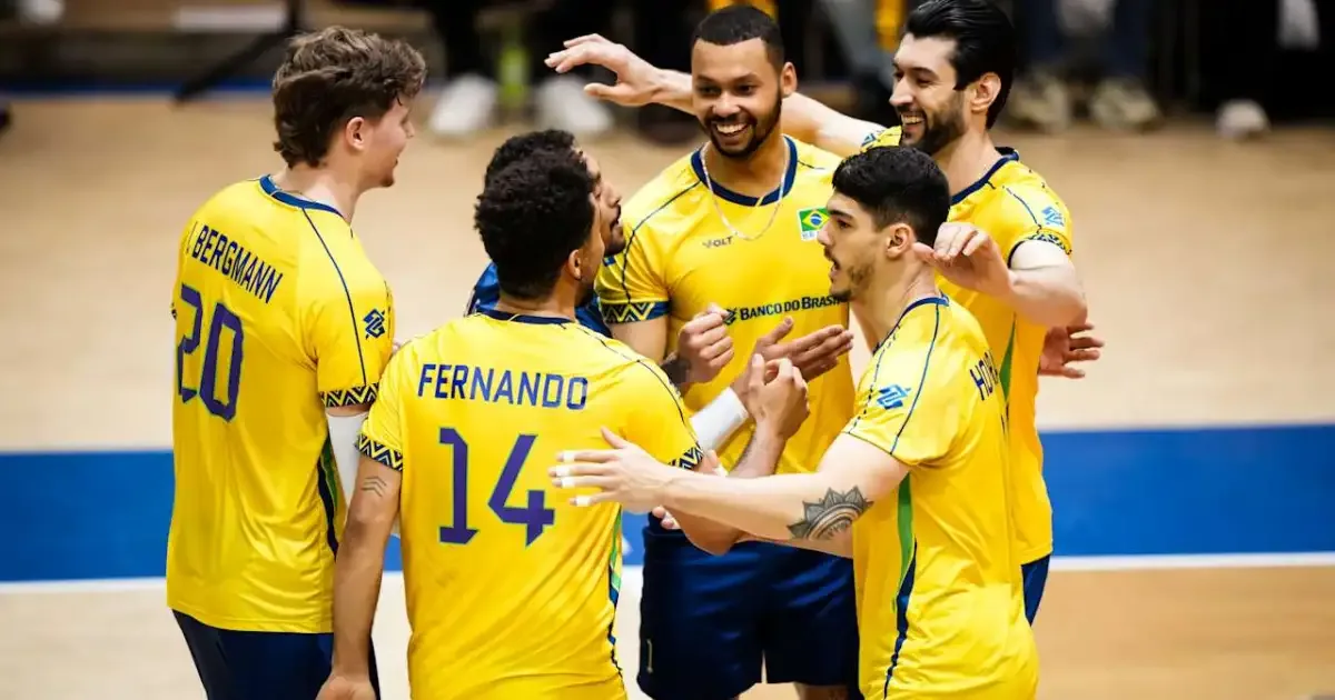 Brasil bate Colômbia e soma terceira vitória consecutiva no Sul-Americano Masculino de Vôlei