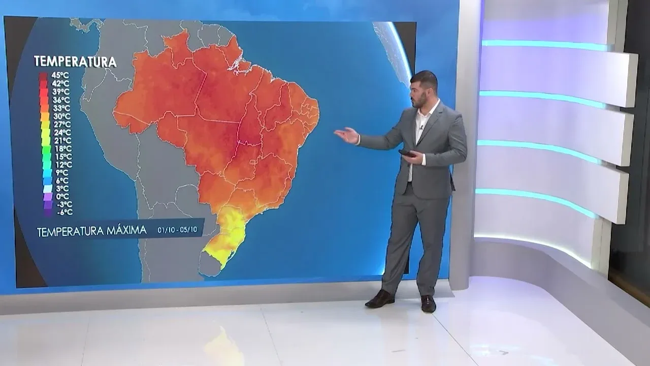 Frente fria provoca temporais e mudanças nas condições climáticas no Brasil