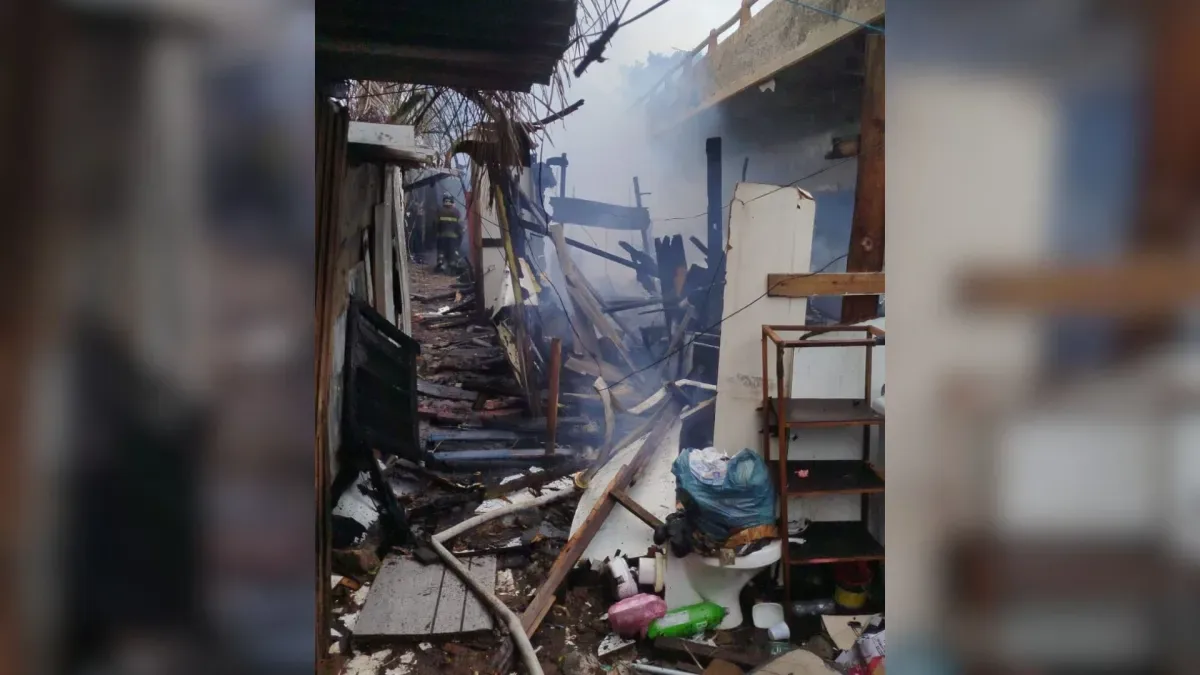 Vídeo: incêndio atinge gruta do Santuário de Azambuja, em Santa Catarina