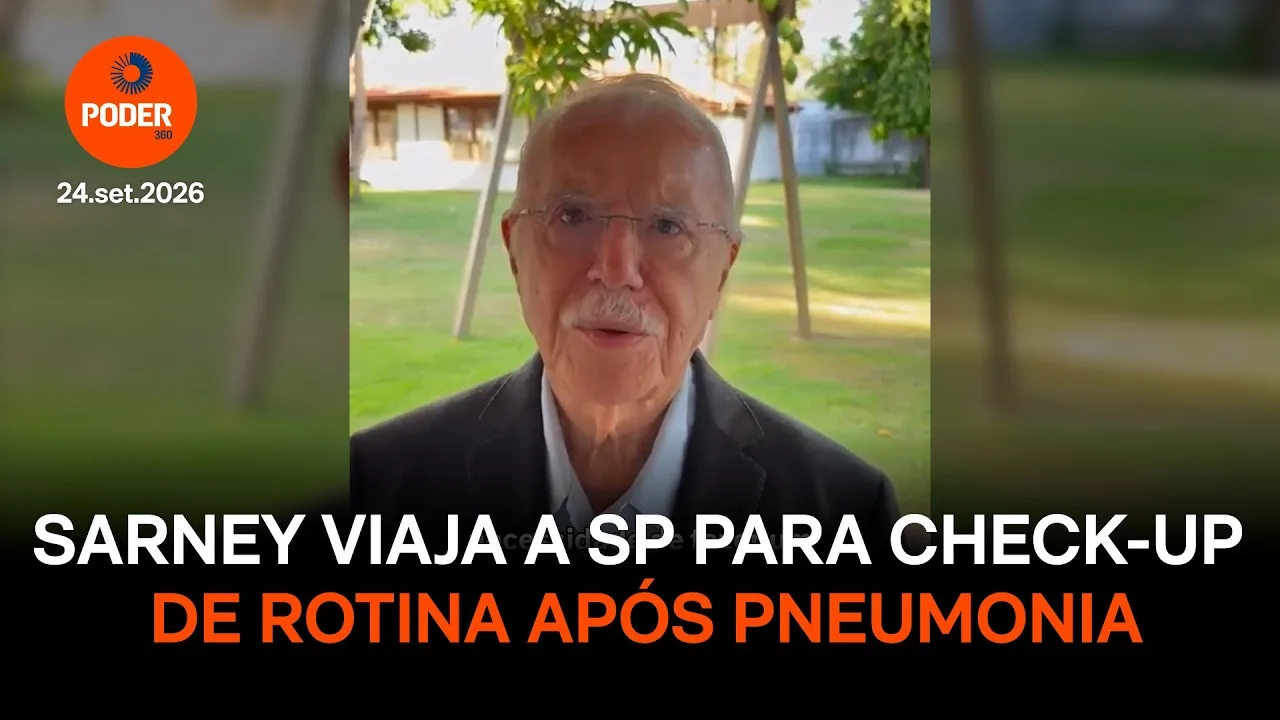 Sarney segue internado em SP e deve ter alta na próxima semana