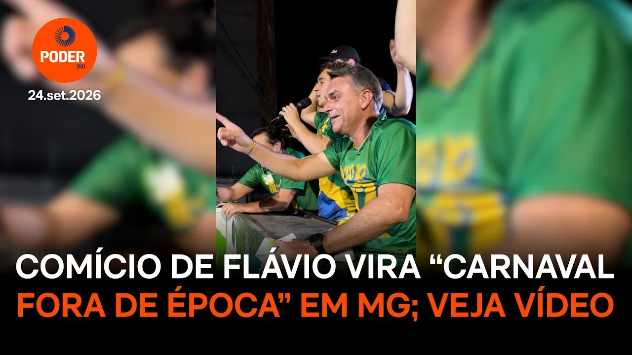 Comício de Flávio vira “Carnaval fora de época” em MG; veja vídeo