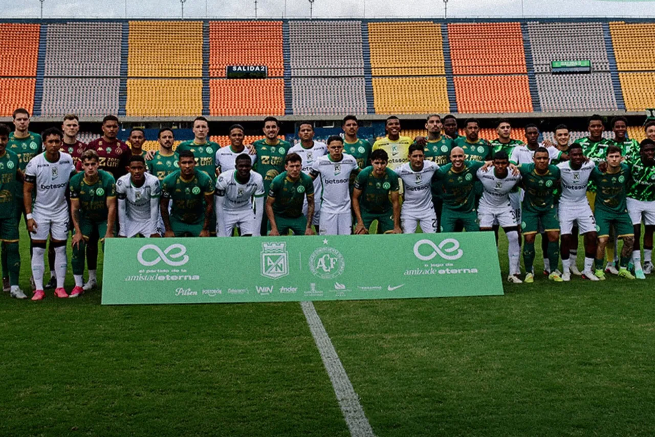Chapecoense e Atlético Nacional empatam ‘partida da amizade eterna’