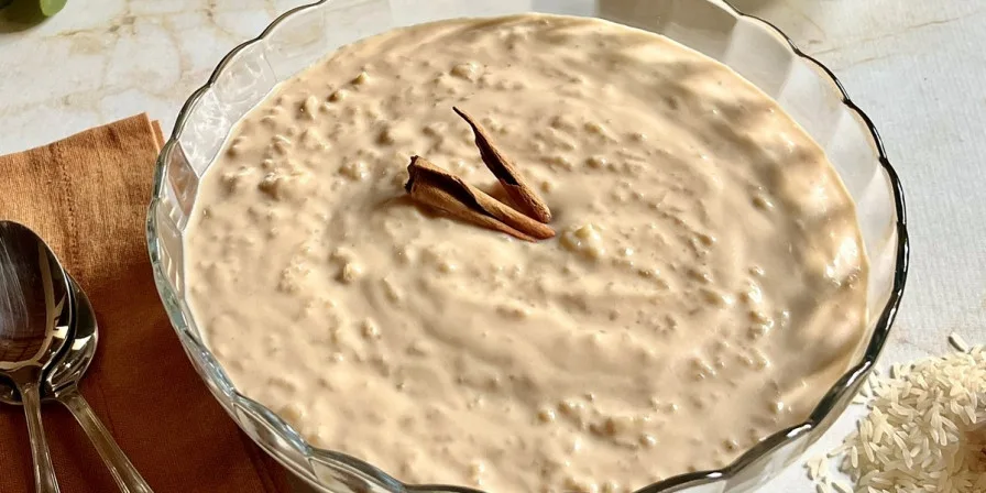 Arroz Doce Quatro Leites cremoso e fácil