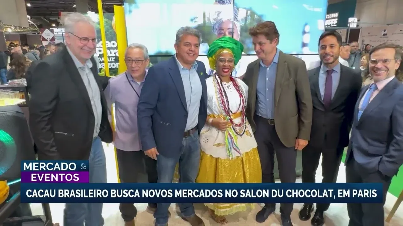Cacau brasileiro se destaca no Salon du Chocolat em Paris