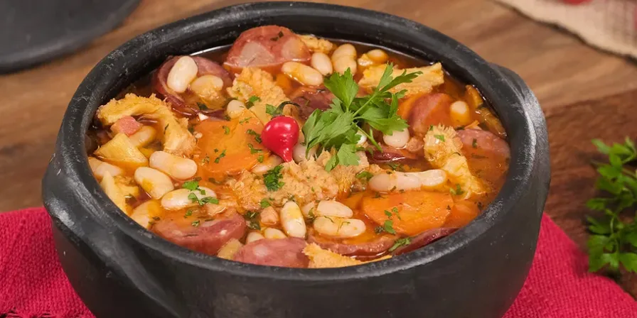 Dobradinha com calabresa