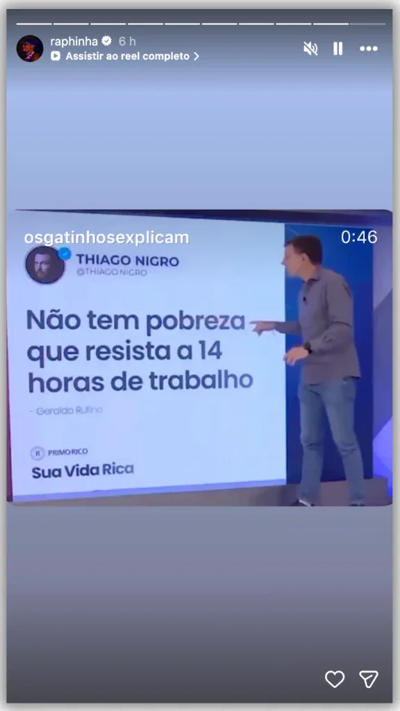 Atacante Raphinha compartilha vídeo contra a escala 6 X 1