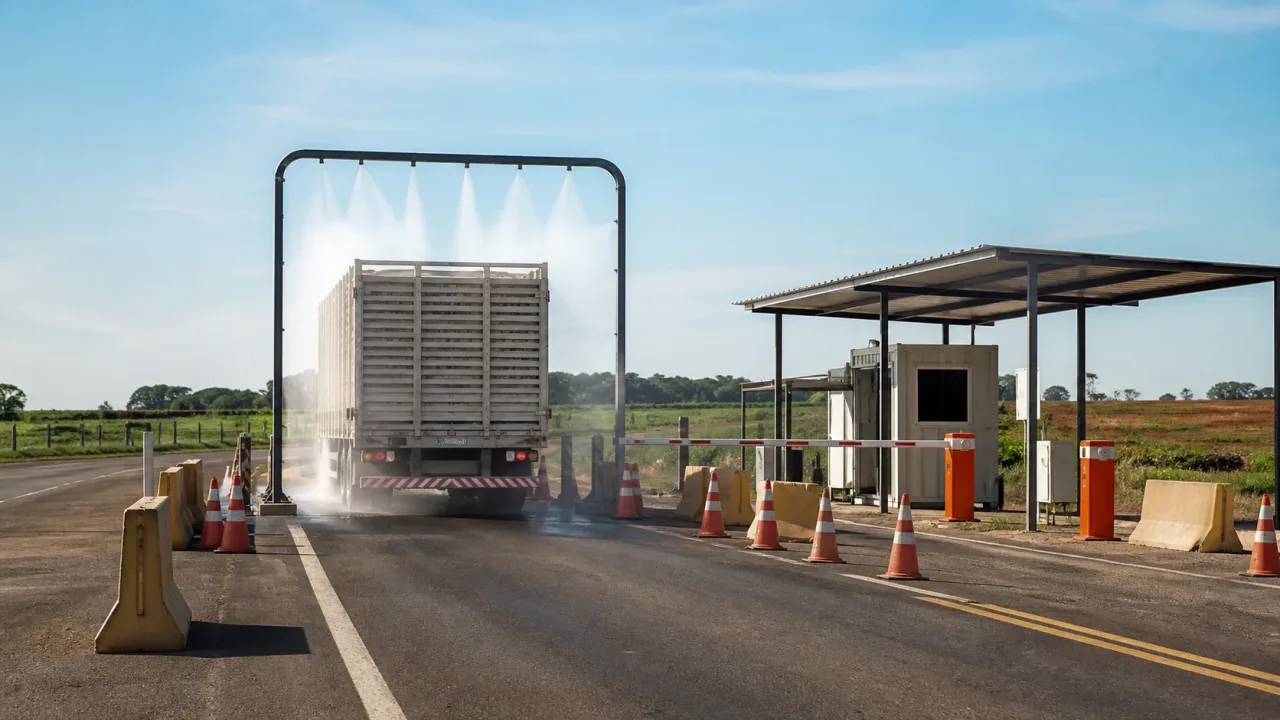 Paraná intensifica barreiras sanitárias após foco de Newcastle em SC