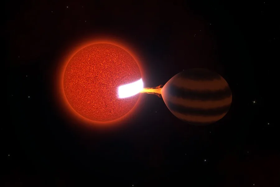 Canibalismo estelar: astrônomos flagram estrela se alimentando de anã marrom