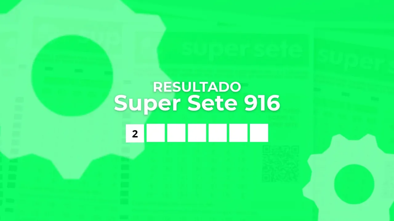 Resultado do Super Sete 916 acumulado em R$ 12,3 milhões