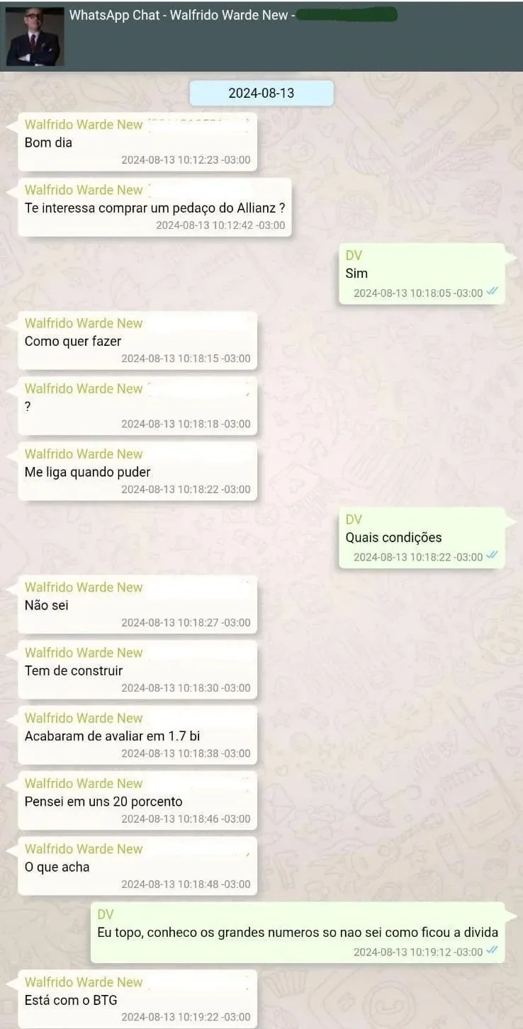 Vorcaro cogitou comprar 20% do estádio do Palmeiras por R$ 340 milhões