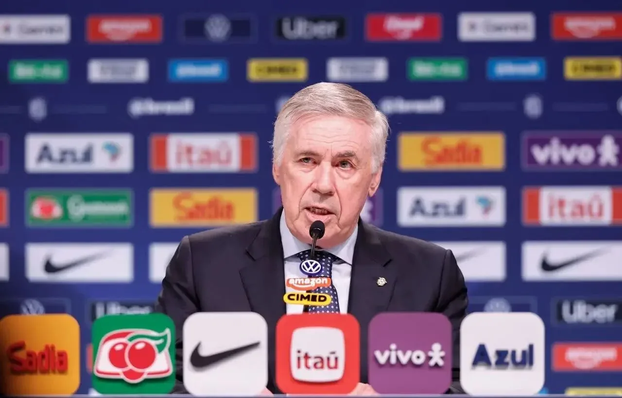 Ancelotti divulga última convocação da Seleção Brasileira em 2026; Flamengo e Palmeiras não tiveram convocados