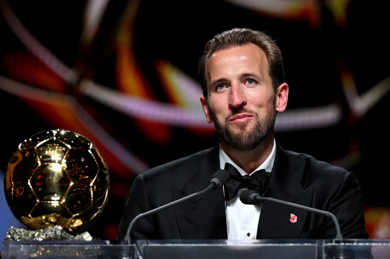 Diferença entre Kane e Mbappé na Bola de Ouro foi de apenas 28 pontos