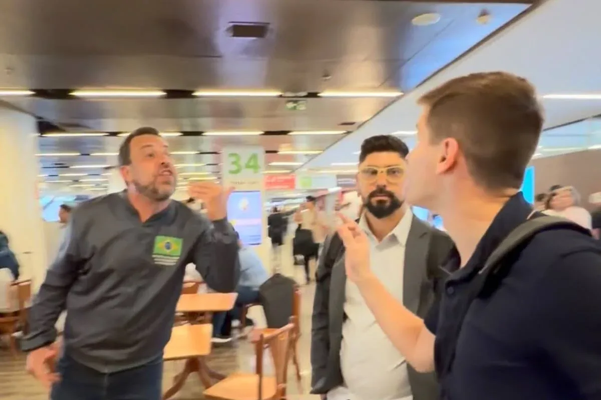 Boulos e Pavanato trocam xingamentos ao se encontrarem em aeroporto