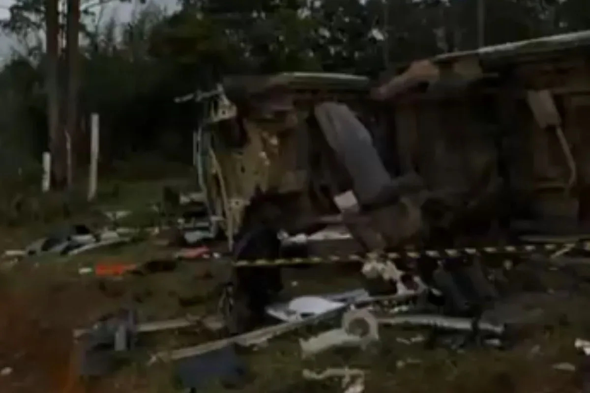 Van roubada com material radioativo é achada destruída em SP, mas sem carga