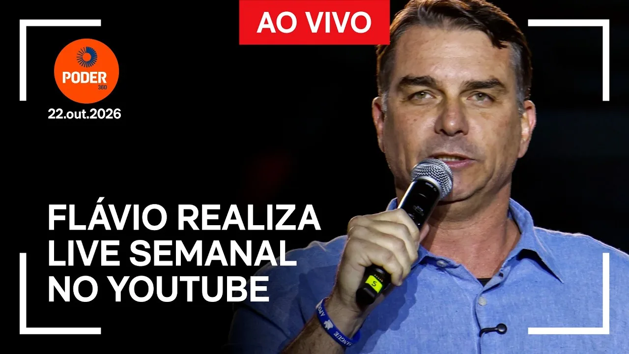 Ao vivo: Flávio realiza live semanal no YouTube
