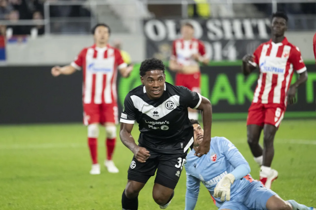 Lugano vira no fim e supera o Crvena Zvezda pela Conference