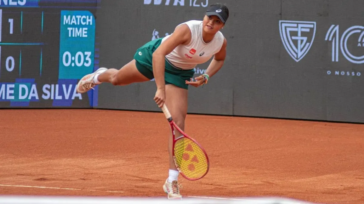 Aos 16 anos, Naná Silva faz história e vai à semi do WTA 125 de Curitiba