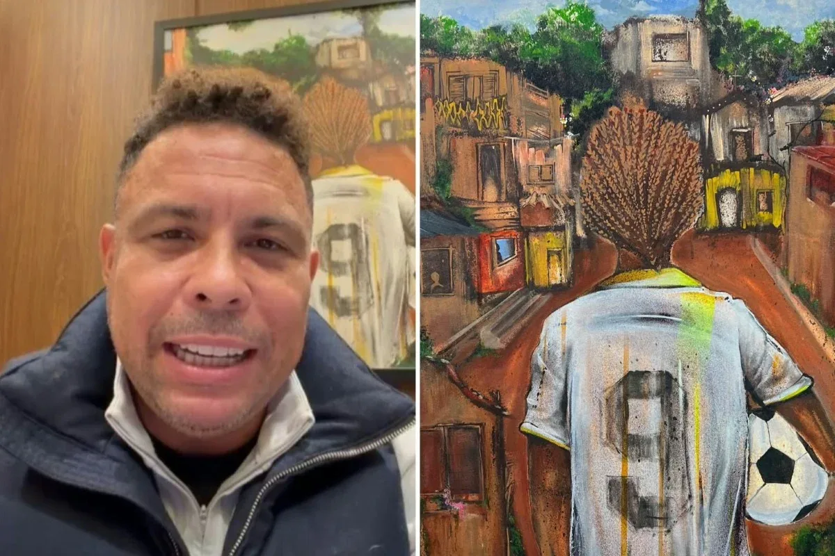 Como tela de grafiteiros de SP foi parar em vídeo de Ronaldo Fenômeno