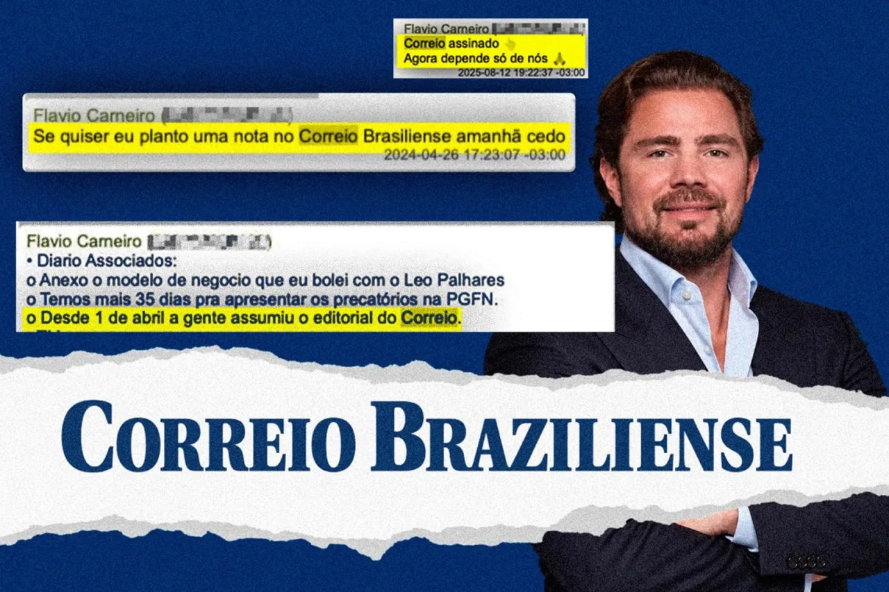 Vorcaro e sócio assinaram compra do Correio Braziliense: "A gente assumiu o editorial"