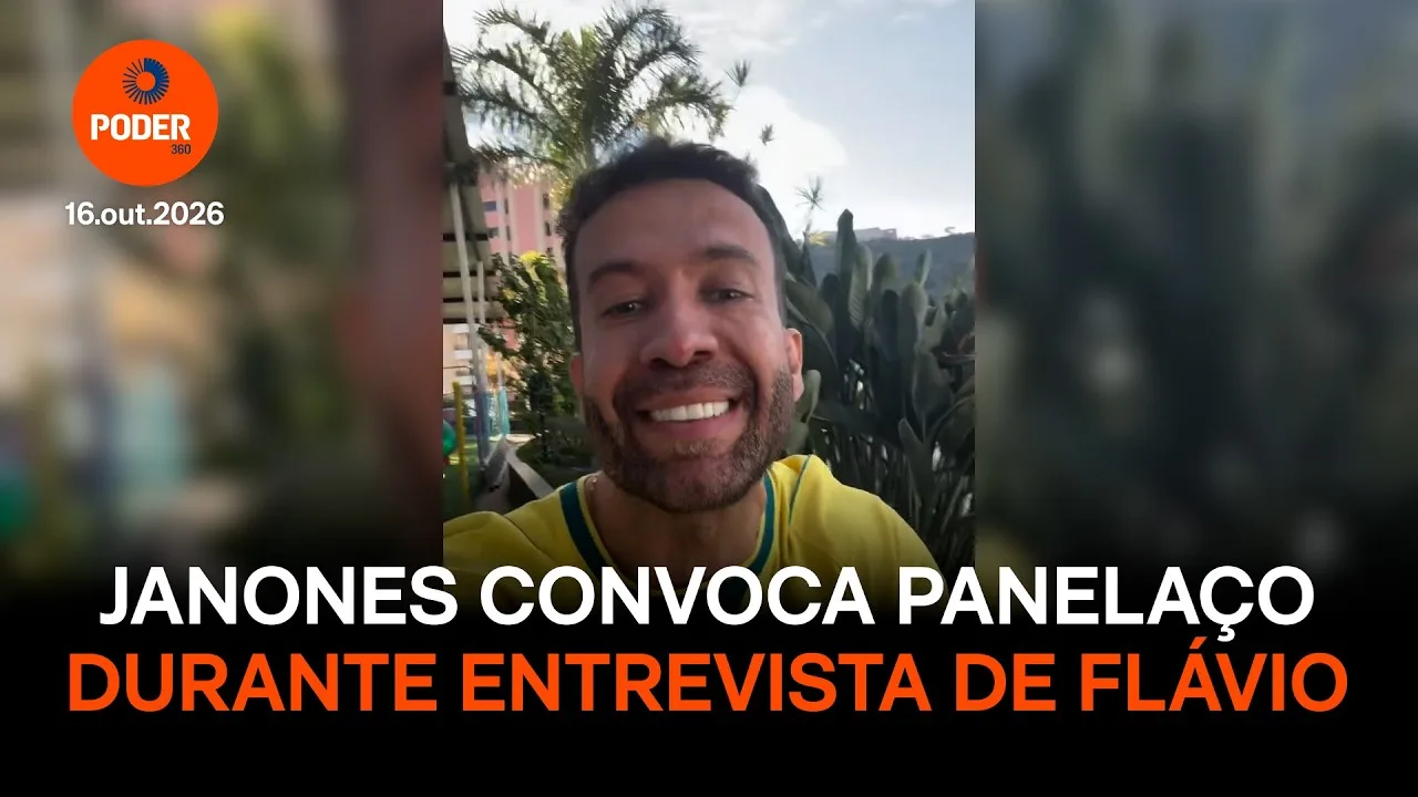 Janones convoca panelaço durante entrevista de Flávio na “Globo”