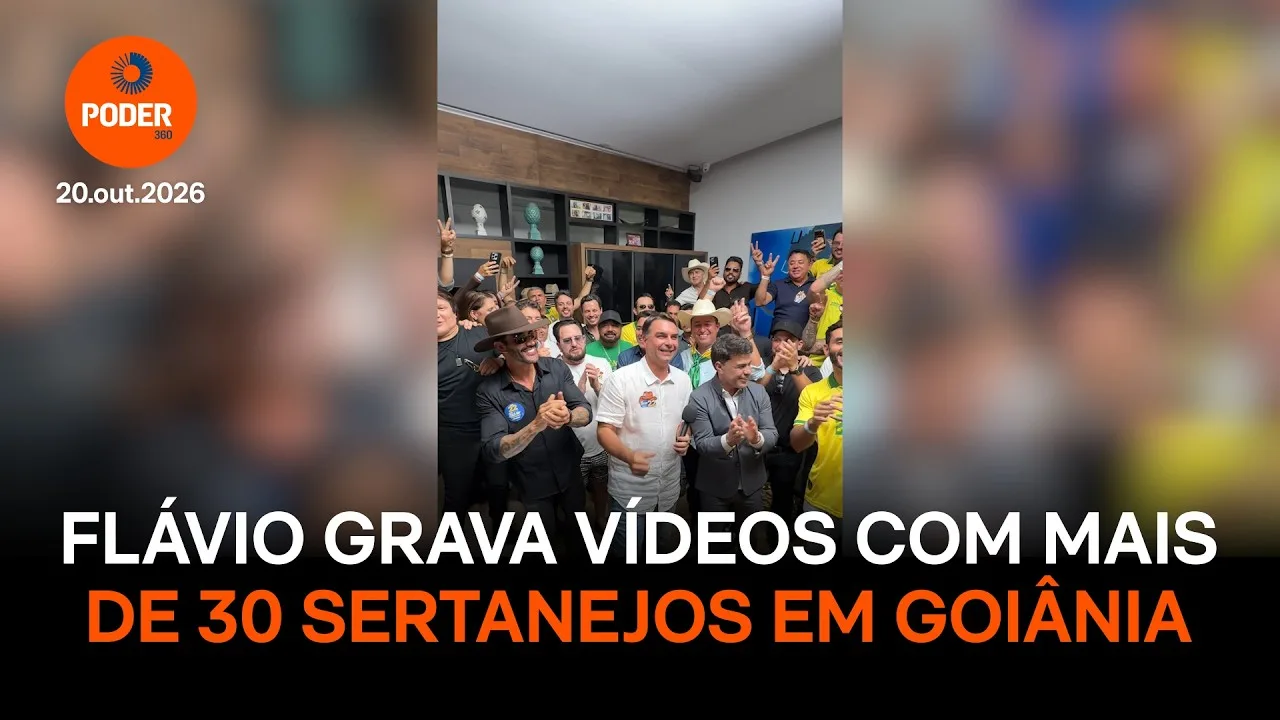 Flávio grava vídeos com mais de 30 sertanejos em Goiânia