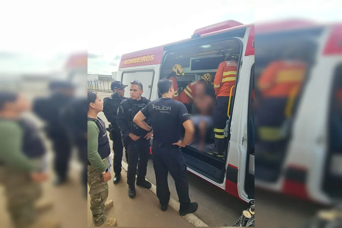Detento faz rival refém na Papuda, engole faca e vai parar no hospital