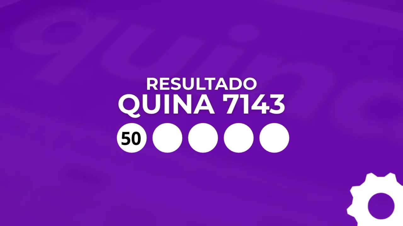 Resultado da Quina 7143 de R$ 37 milhões: veja os números