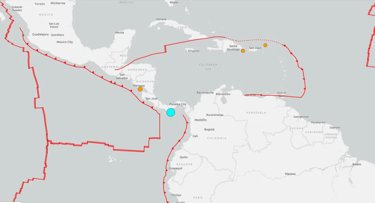 Terremoto de magnitude 8,0 atinge o Panamá