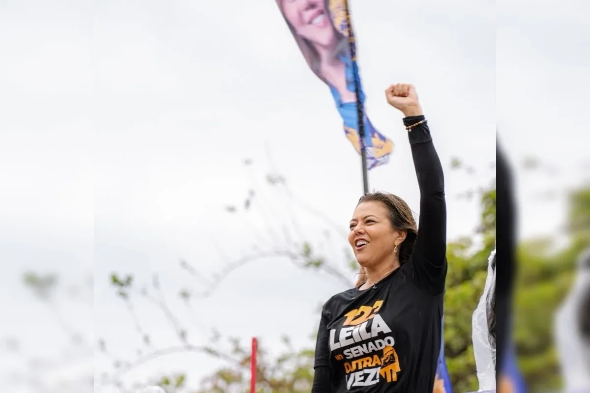 Leila do Vôlei encerra campanha com carreata em Ceilândia e Taguatinga