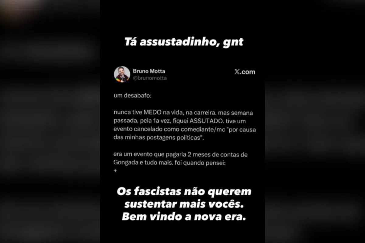 Humorista de MG relata ameaças após Nikolas expor publicação sobre boicote