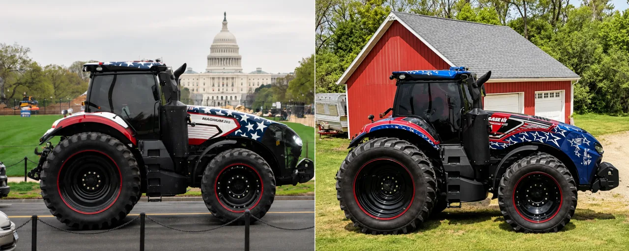 Dois tratores únicos da Case IH vão a leilão nos Estados Unidos