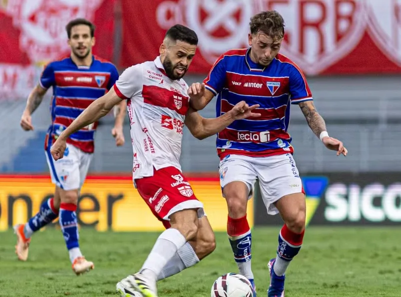CRB busca empate duas vezes contra o Fortaleza no Castelão