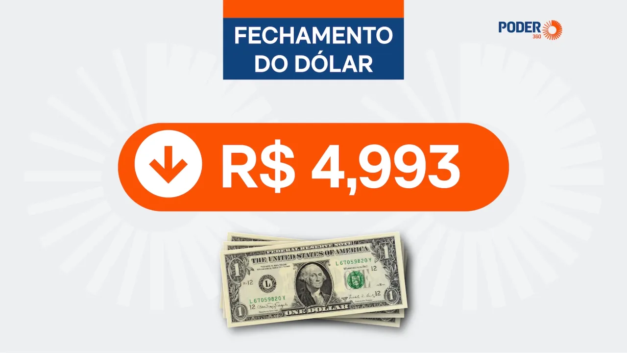 Dólar cai 0,90% e fecha em R$ 4,993; Ibovespa sobe