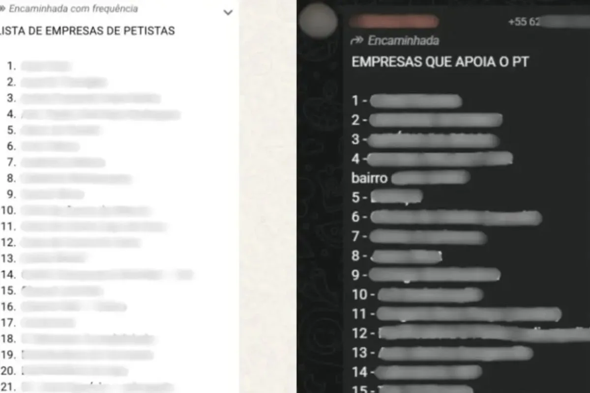 Lista secreta de boicote a "comércios de petistas" toca o terror em Goiás