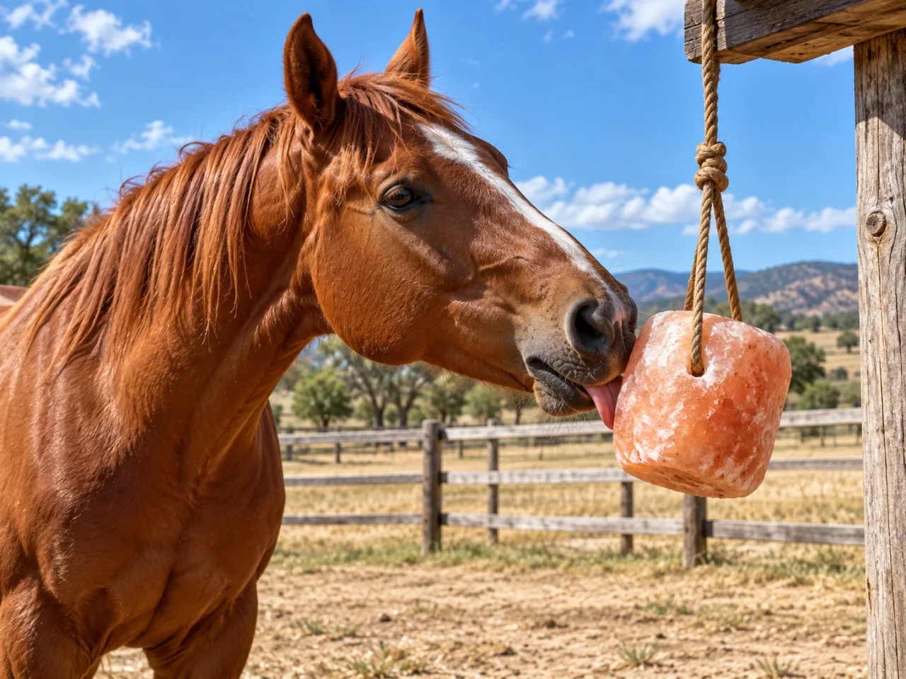 Mais da metade dos cavalos consome menos sal que o necessário mesmo com oferta à vontade