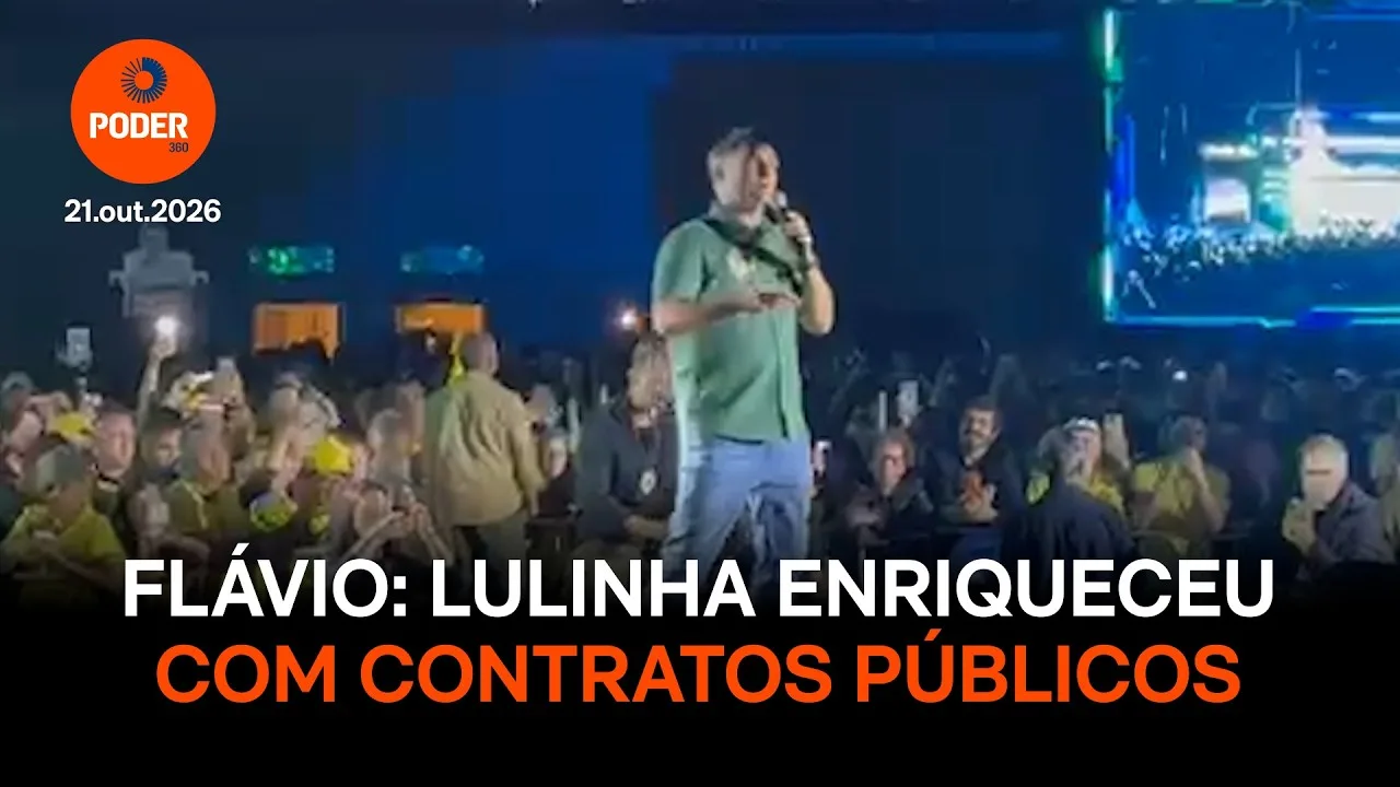 Flávio diz que Lulinha enriqueceu com contratos públicos