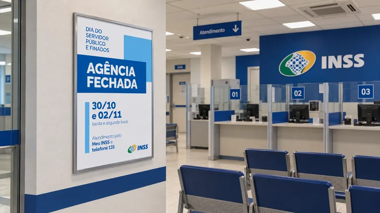 Agências do INSS não abrem nesta sexta (30) e nem na próxima segunda (2/11)