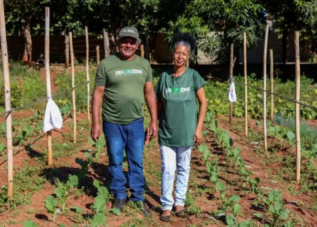 Casal abandona o fiado, reorganiza horta e recupera renda no Mato Grosso do Sul